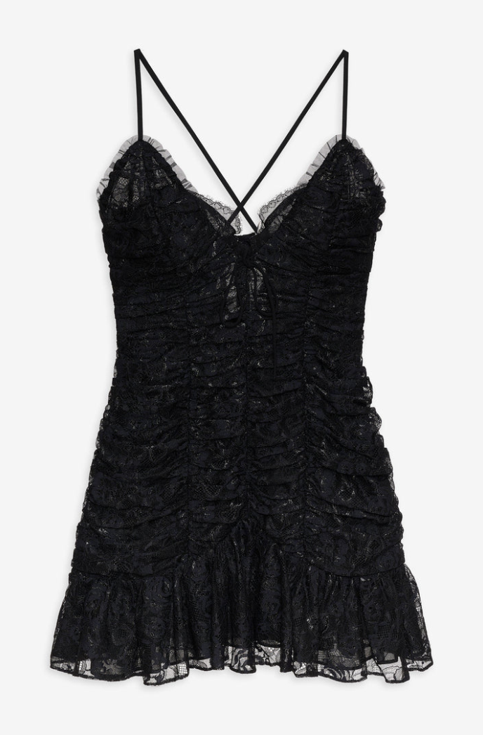 For love and lemons black lace dress hotsell